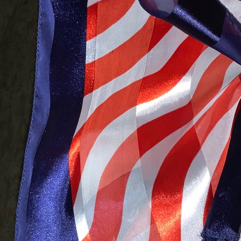 Fashion Americana Flag Scarf - Picture 3 of 9
